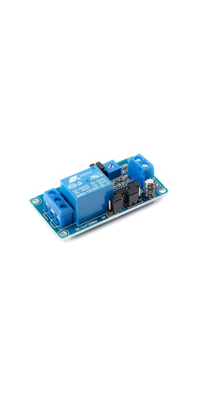 5V Power On Time Delay Relay Module, Adjustable Delay Timer Circuit Board, for Automation Projects