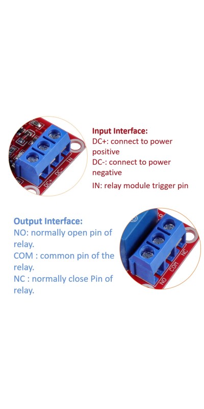 5V One Channel Relay Module Relay Switch with OPTO Isolation High Low Level Trigger (Pack of 10)