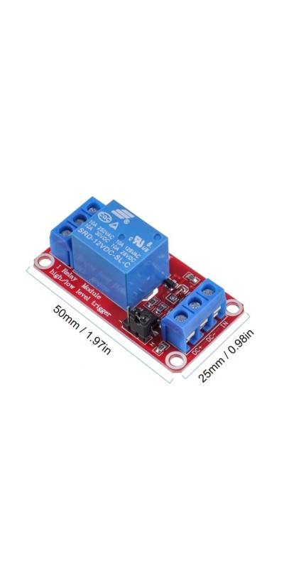 5V One Channel Relay Module Relay Switch with OPTO Isolation High Low Level Trigger (Pack of 10)