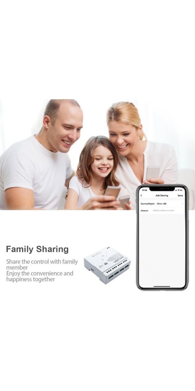 4 Channel WiFi& RF& Bluetooth Smart Dry Contact Relay Switch Module,Phone app Remote/Voice Control,Timer,Compatible with Alexa. (85-250V/USB 5V)