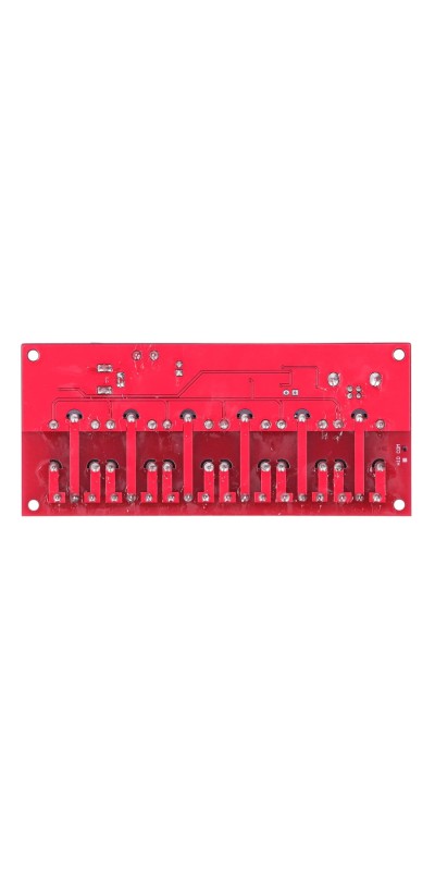 6 Channel USB Relay Module 10A Capacity PCB Mount Semi-Automatic Operation Silver Normally Open Contacts for Home Farm Factory Automation