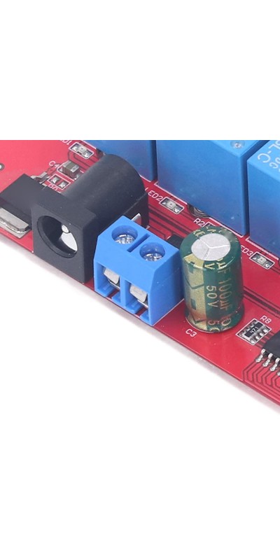 6 Channel USB Relay Module 10A Capacity PCB Mount Semi-Automatic Operation Silver Normally Open Contacts for Home Farm Factory Automation