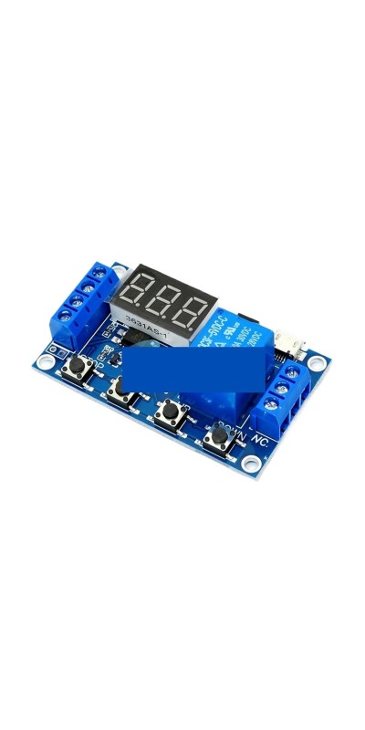 1PCS 1 Channel 5V Relay 6-30V Relay Module Off/ON Switch Trigger Time Delay Circuit Timer Cycle 999 Minutes Adjustable XY-J02(Type-C USB)