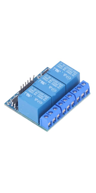 3 Channel Relay Module, 3 Channel Relay Module, High Voltage Relay Board, with Isolated Optocoupler, Adopts Fault Tolerant Design, Electronic Relays (5v (compatible with 3.3V))
