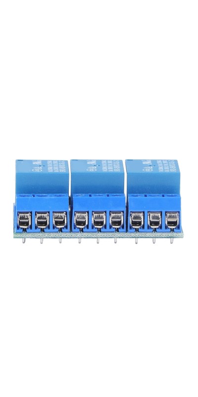 3 Channel Relay Module, 3 Channel Relay Module, High Voltage Relay Board, with Isolated Optocoupler, Adopts Fault Tolerant Design, Electronic Relays (5v (compatible with 3.3V))