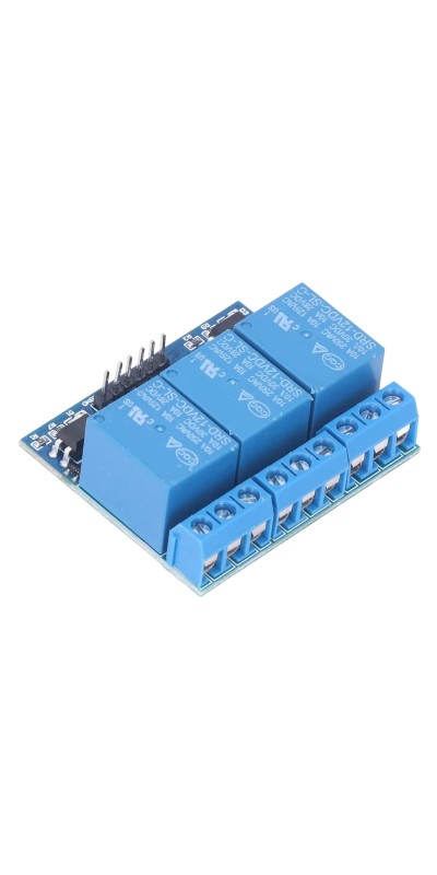 3 Channel Relay Module, 3 Channel Relay Module, High Voltage Relay Board, with Isolated Optocoupler, Adopts Fault Tolerant Design, Electronic Relays (5v (compatible with 3.3V))