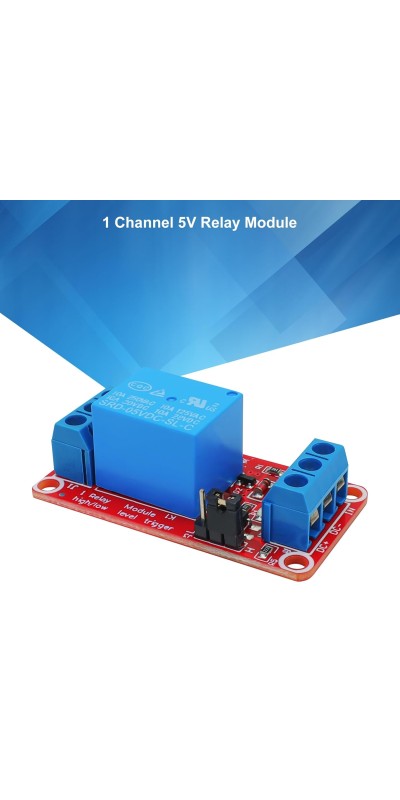 2pcs DC 5V 1-Channel Relay Module Isolated by SMT Optocoupler High and Low Level Trigger Module Triggered by DC 5V