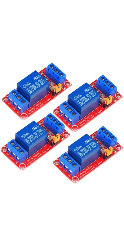 5v Relay Module 1 Channel Relay Board for Raspberry Pi with Opto-Isolated High or Low Level Trigger 5v 1 Channel Switch for Arduino