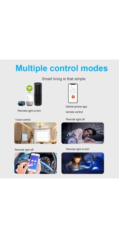 Tuya Smart Life WiFi Momentary Inching Relay Self-Locking Switch Module,DC 7-32V/USB 5V WiFi RF Bluetooth Relay,DIY Smart Home,Compatible with Alexa Goolge Home(1CH) (2CH) (4CH)