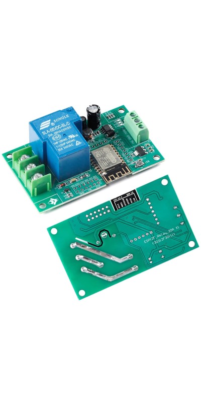 ESP8266 5V 30A Relay Module, 1 Channel ESP-12F Development Board for Smart Home IoT, DC7-80V Power Supply
