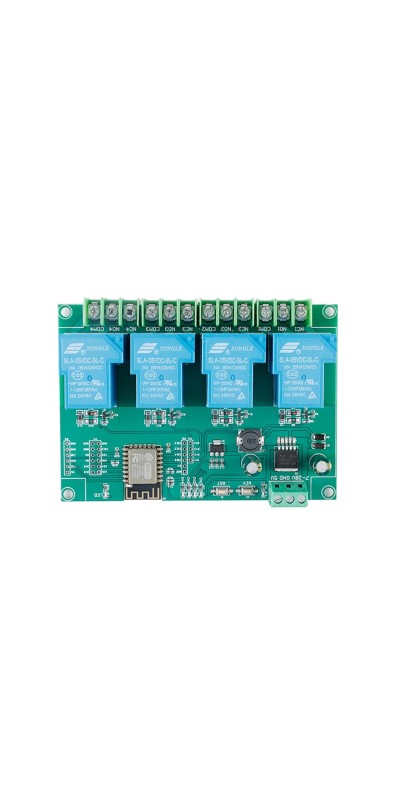 ESP8266 5V 30A Relay Module, 1 Channel ESP-12F Development Board for Smart Home IoT, DC7-80V Power Supply