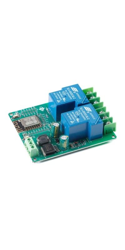 ESP8266 5V 30A Relay Module, 1 Channel ESP-12F Development Board for Smart Home IoT, DC7-80V Power Supply