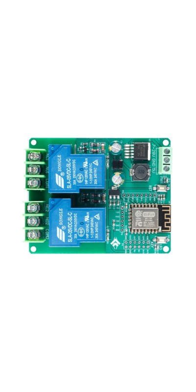 ESP8266 5V 30A Relay Module, 1 Channel ESP-12F Development Board for Smart Home IoT, DC7-80V Power Supply