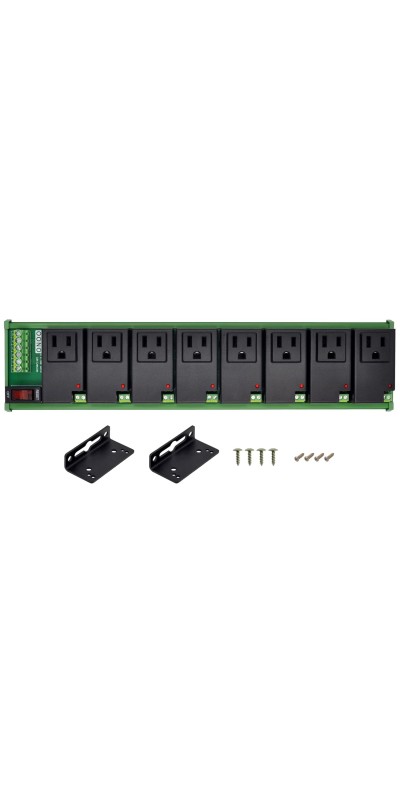 AC Power 4 Channel IoT Relay Outlet Module, DIN Rail or Screw Mounting (D-1585TL)
