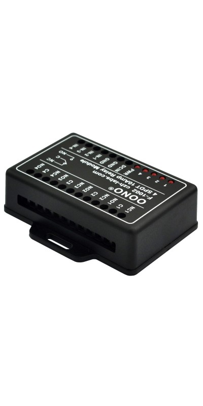 4 SPDT 10Amp Power Relay Module for Raspberry Pi etc IoT Project, DC12V Version