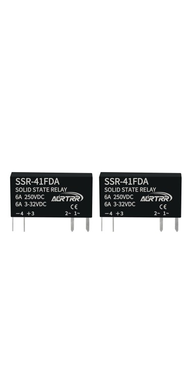 (10pcs)12V 5V 3v 3.3V Solid State Relay 1a,dc SSR,Input:3-32Vdc,Output:5-60Vdc,41Fdd,Non-Contact,Mini,Slim Ac dc-dc,Micro for ESP32 Raspberry Pi Arduino ebike