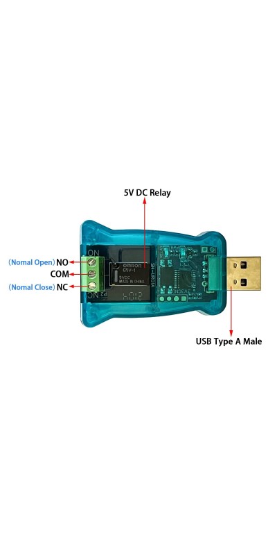 SH-UR01A USB Relay Controller for Computer and Laptop(1CH)