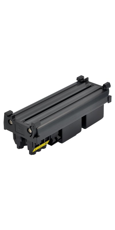 DIN Rail Mount AC 120V NEMA 5-15R Single Receptacle Outlet Power Strip Module, with Rocker Switch Thermal Circuit Breaker Overload Protector