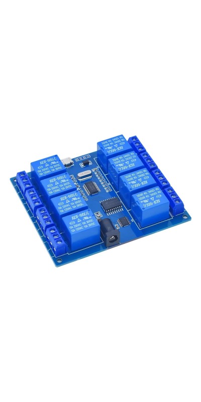 2 4 8Channel Relay Module Relay Control Panel with Indicator Relay Output USB Interface DC 5V Micro USB Relay Module (Color : 2 Channel)