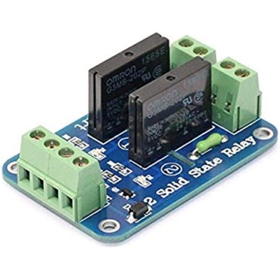 5V 2-Channel Solid State Relay Board for Arduino Uno Duemilanove Mega2560 Mega1280 Arm Dsp Pic