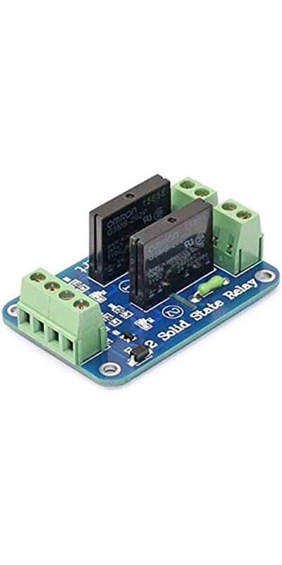 5V 2-Channel Solid State Relay Board for Arduino Uno Duemilanove Mega2560 Mega1280 Arm Dsp Pic
