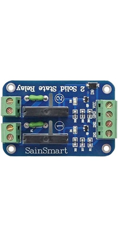 5V 2-Channel Solid State Relay Board for Arduino Uno Duemilanove Mega2560 Mega1280 Arm Dsp Pic
