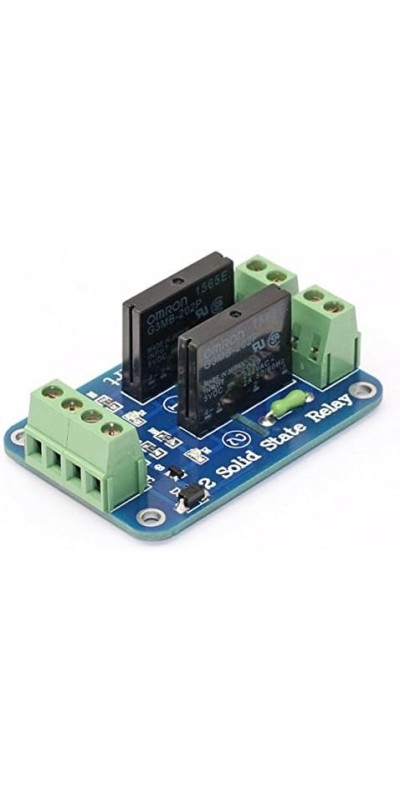 5V 2-Channel Solid State Relay Board for Arduino Uno Duemilanove Mega2560 Mega1280 Arm Dsp Pic
