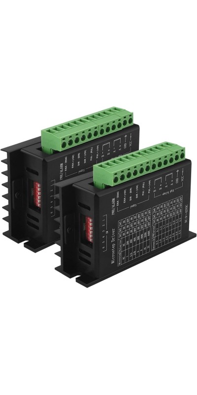 4pcs Stepper Driver, Upgraded DM556, 4A 9-42V 32 Subdivision for Nema 17/23 Stepper Motors, Single Axis Hybrid CNC Controller