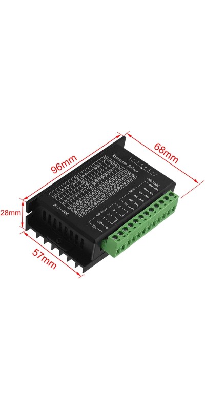 4pcs Stepper Driver, Upgraded DM556, 4A 9-42V 32 Subdivision for Nema 17/23 Stepper Motors, Single Axis Hybrid CNC Controller