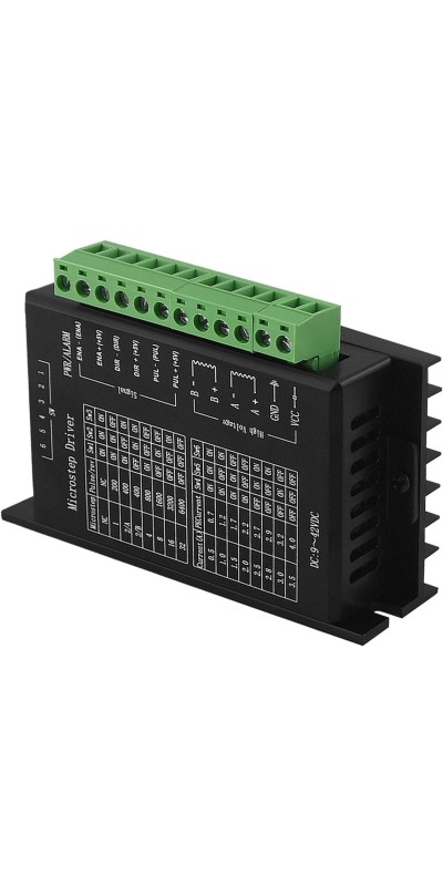 TB6600 Stepper Motor Driver 4A Stepper Driver for Nema 17, 23 and 34 Stepper Motor, 9-42V, 32 Segments, Upgraded Version-1PCS