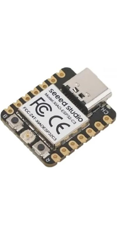 XIAO ESP32C3 - Tiny MCU Board with Wi-Fi and BLE for IoT Controlling Scenarios. Microcontroller with Battery Charge, Power Efficient, and Rich Interface for Tiny Machine Learning. …