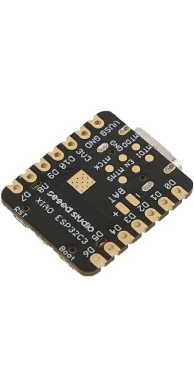 XIAO ESP32C3 - Tiny MCU Board with Wi-Fi and BLE for IoT Controlling Scenarios. Microcontroller with Battery Charge, Power Efficient, and Rich Interface for Tiny Machine Learning. …