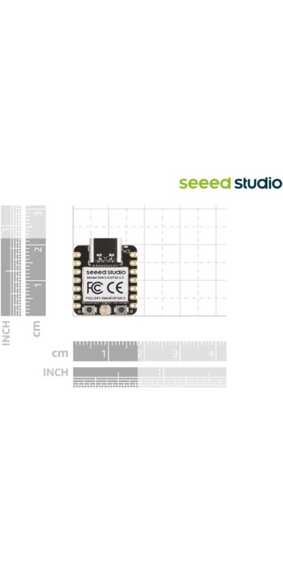 XIAO ESP32C3 - Tiny MCU Board with Wi-Fi and BLE for IoT Controlling Scenarios. Microcontroller with Battery Charge, Power Efficient, and Rich Interface for Tiny Machine Learning. …