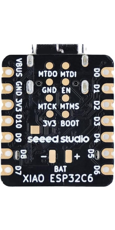 XIAO ESP32C3 - Tiny MCU Board with Wi-Fi and BLE for IoT Controlling Scenarios. Microcontroller with Battery Charge, Power Efficient, and Rich Interface for Tiny Machine Learning. …