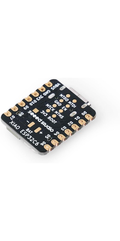 XIAO ESP32C3 - Tiny MCU Board with Wi-Fi and BLE for IoT Controlling Scenarios. Microcontroller with Battery Charge, Power Efficient, and Rich Interface for Tiny Machine Learning. …