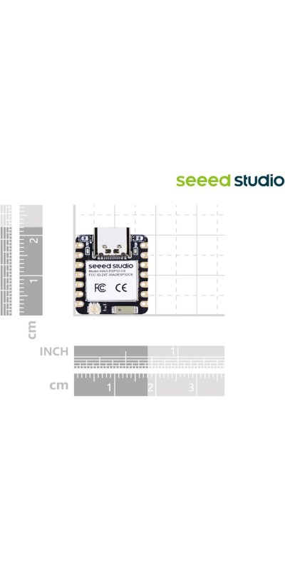 XIAO ESP32C3 - Tiny MCU Board with Wi-Fi and BLE for IoT Controlling Scenarios. Microcontroller with Battery Charge, Power Efficient, and Rich Interface for Tiny Machine Learning. …