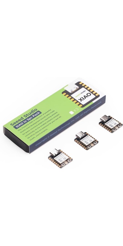 XIAO ESP32C3 - Tiny MCU Board with Wi-Fi and BLE for IoT Controlling Scenarios. Microcontroller with Battery Charge, Power Efficient, and Rich Interface for Tiny Machine Learning. …