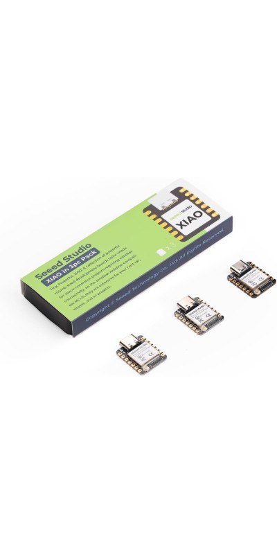 XIAO ESP32C3 - Tiny MCU Board with Wi-Fi and BLE for IoT Controlling Scenarios. Microcontroller with Battery Charge, Power Efficient, and Rich Interface for Tiny Machine Learning. …