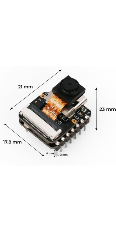 XIAO ESP32C3 - Tiny MCU Board with Wi-Fi and BLE for IoT Controlling Scenarios. Microcontroller with Battery Charge, Power Efficient, and Rich Interface for Tiny Machine Learning. …