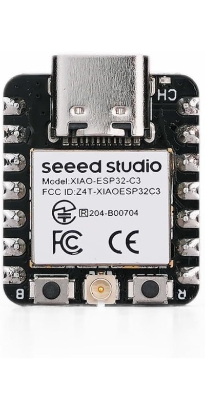 XIAO ESP32C3 - Tiny MCU Board with Wi-Fi and BLE for IoT Controlling Scenarios. Microcontroller with Battery Charge, Power Efficient, and Rich Interface for Tiny Machine Learning. …