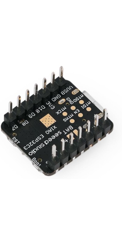 XIAO ESP32C3 - Tiny MCU Board with Wi-Fi and BLE for IoT Controlling Scenarios. Microcontroller with Battery Charge, Power Efficient, and Rich Interface for Tiny Machine Learning. …