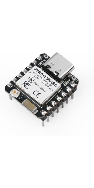 XIAO ESP32C3 - Tiny MCU Board with Wi-Fi and BLE for IoT Controlling Scenarios. Microcontroller with Battery Charge, Power Efficient, and Rich Interface for Tiny Machine Learning. …