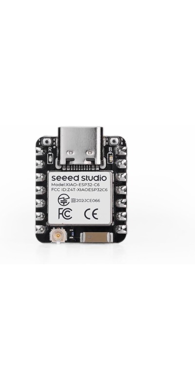 XIAO ESP32C3 - Tiny MCU Board with Wi-Fi and BLE for IoT Controlling Scenarios. Microcontroller with Battery Charge, Power Efficient, and Rich Interface for Tiny Machine Learning. …