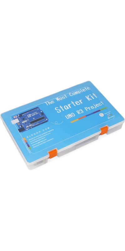 UNO R3 Project Most Complete Starter Kit with Tutorial Compatible with Arduino IDE (200+ Components)