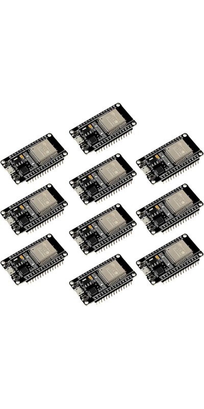 ESP-WROOM-32 ESP32 ESP-32S Development Board 2.4GHz Dual-Mode WiFi + Bluetooth Dual Cores Microcontroller Processor Integrated with Antenna RF AMP Filter AP STA Compatible with Arduino IDE (3PCS)