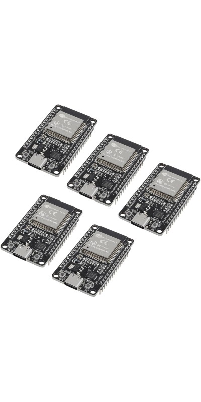ESP-WROOM-32 ESP32 ESP-32S Development Board 2.4GHz Dual-Mode WiFi + Bluetooth Dual Cores Microcontroller Processor Integrated with Antenna RF AMP Filter AP STA Compatible with Arduino IDE (3PCS)