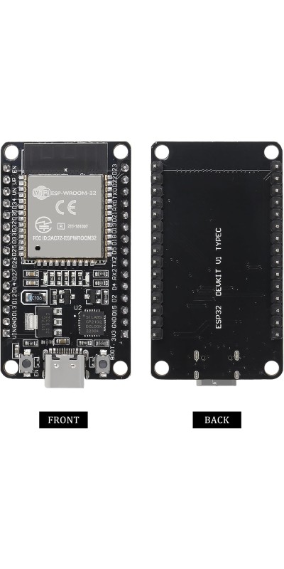 ESP-WROOM-32 ESP32 ESP-32S Development Board 2.4GHz Dual-Mode WiFi + Bluetooth Dual Cores Microcontroller Processor Integrated with Antenna RF AMP Filter AP STA Compatible with Arduino IDE (3PCS)
