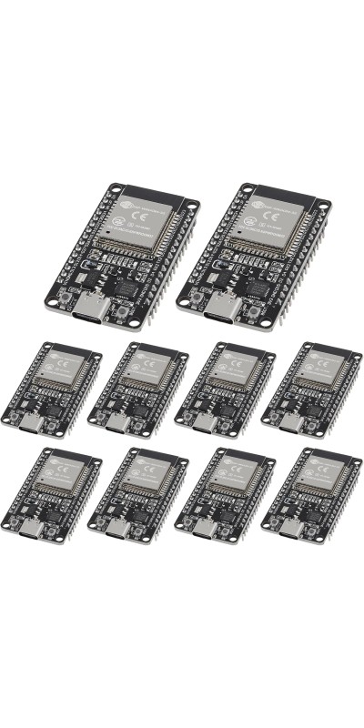 ESP-WROOM-32 ESP32 ESP-32S Development Board 2.4GHz Dual-Mode WiFi + Bluetooth Dual Cores Microcontroller Processor Integrated with Antenna RF AMP Filter AP STA Compatible with Arduino IDE (3PCS)