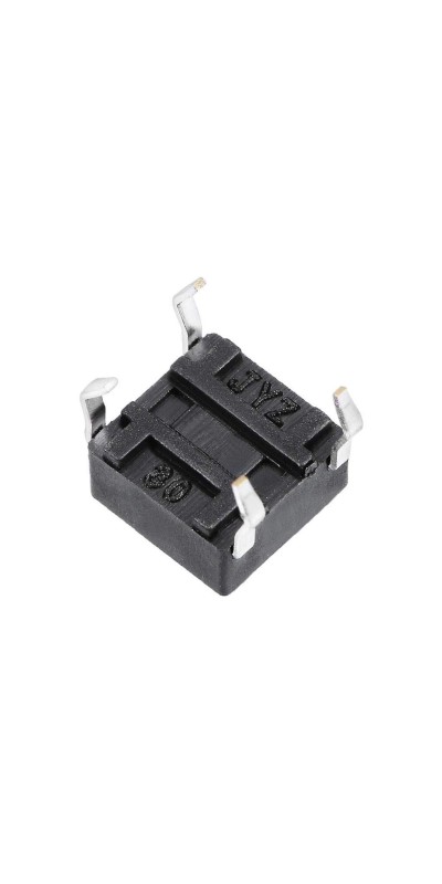 100Pcs 6x6x5 mm Miniature Micro Momentary Tactile Tact Touch Push Button Switch Quality Switch SPST Miniature/Mini/Micro/Small PCB