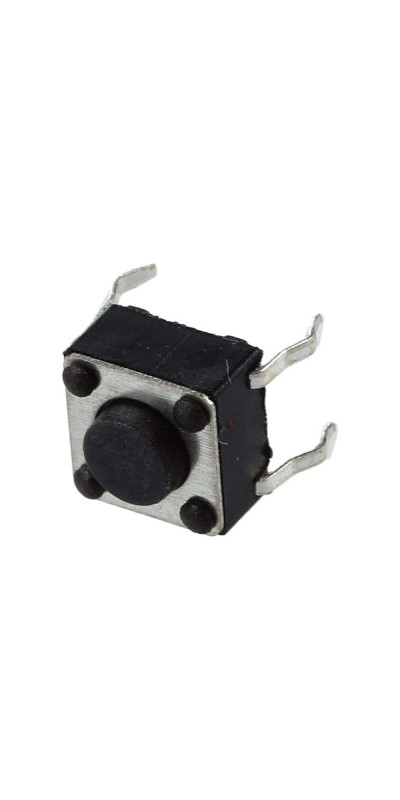 100Pcs 6x6x5 mm Miniature Micro Momentary Tactile Tact Touch Push Button Switch Quality Switch SPST Miniature/Mini/Micro/Small PCB